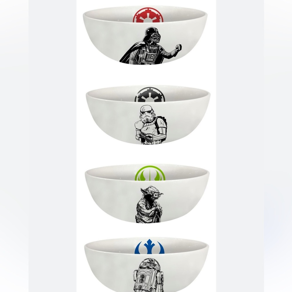 Star Wars Themed Ceramic Bowls Set